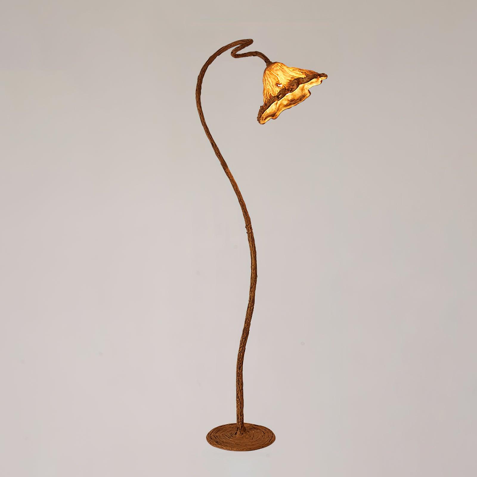 Artistic Lotus Leaf Floor Lamp - Blowlighting