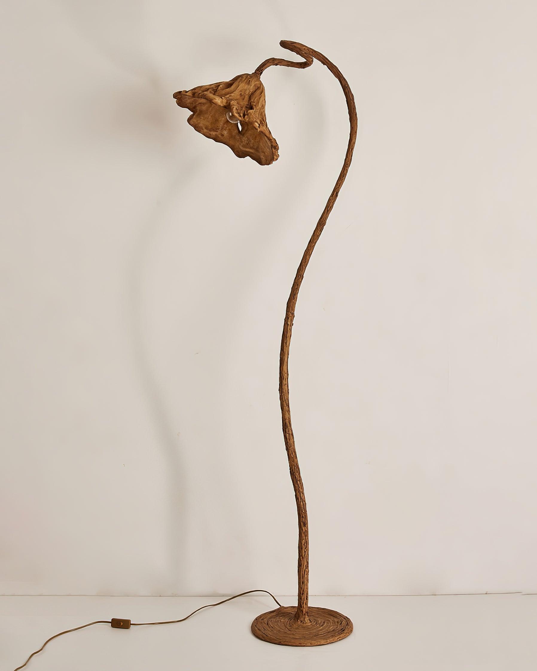 Artistic Lotus Leaf Floor Lamp - Blowlighting
