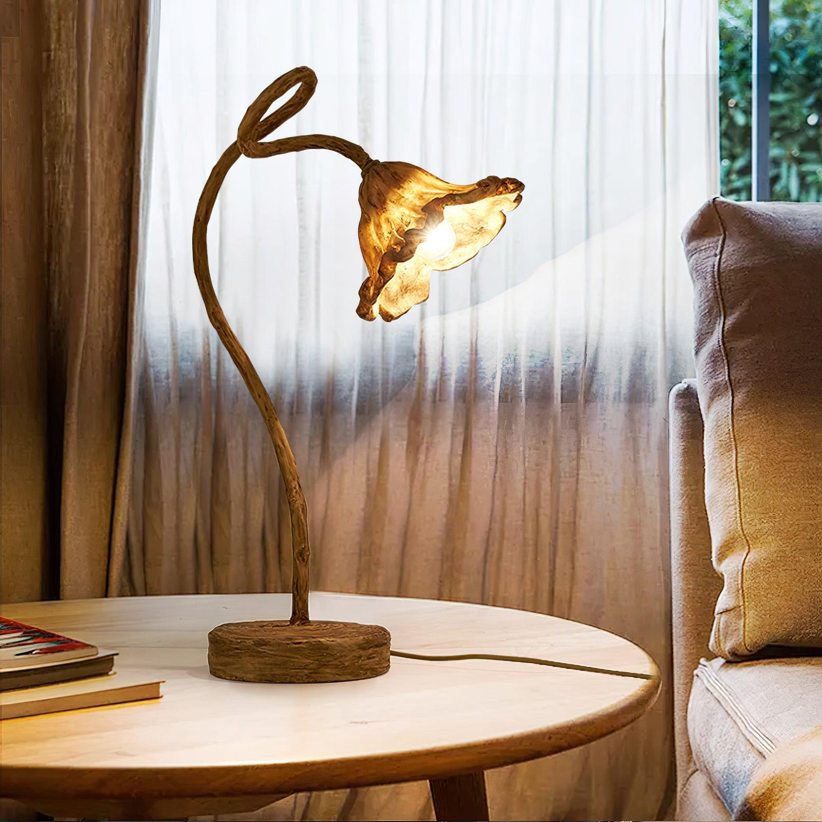Artistic Lotus Leaf Table Lamp - Blowlighting