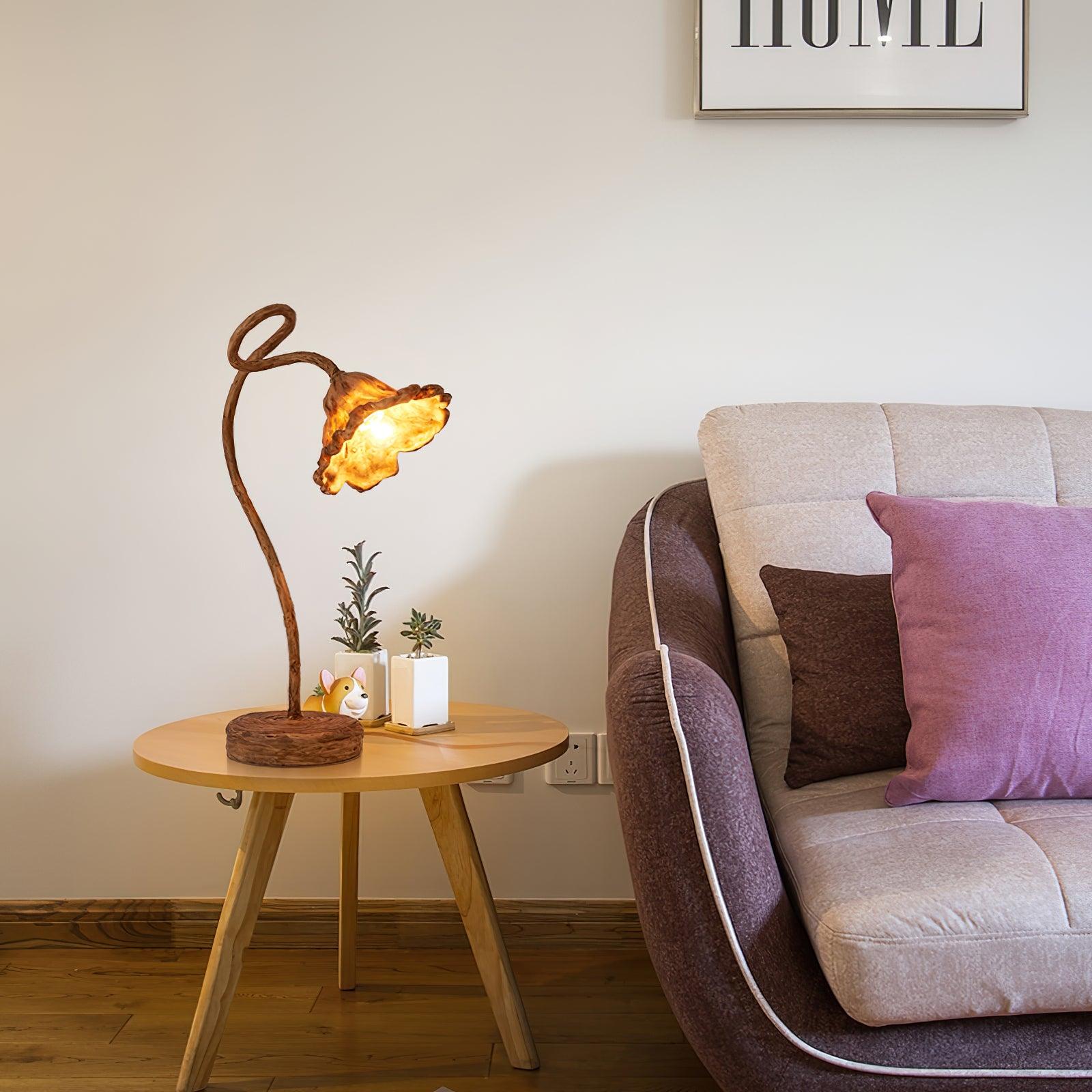Artistic Lotus Leaf Table Lamp - Blowlighting