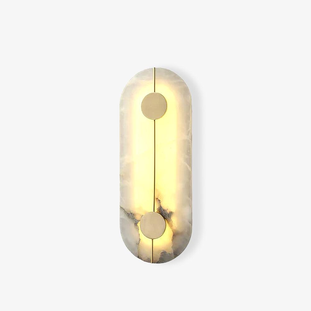 Citheira Minimalist Alabaster Wall Light - Blowlighting
