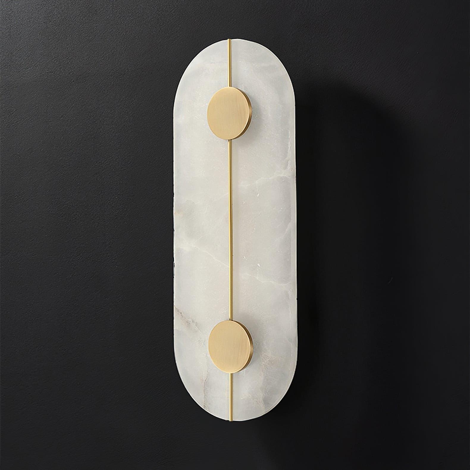 Citheira Minimalist Alabaster Wall Light - Blowlighting