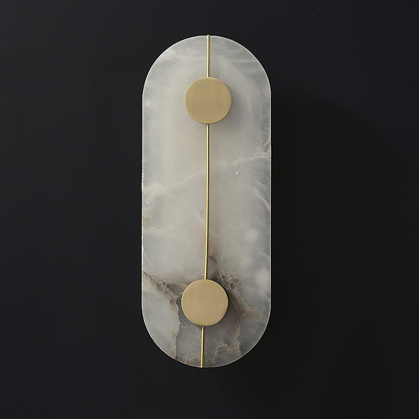 Citheira Minimalist Alabaster Wall Light - Blowlighting