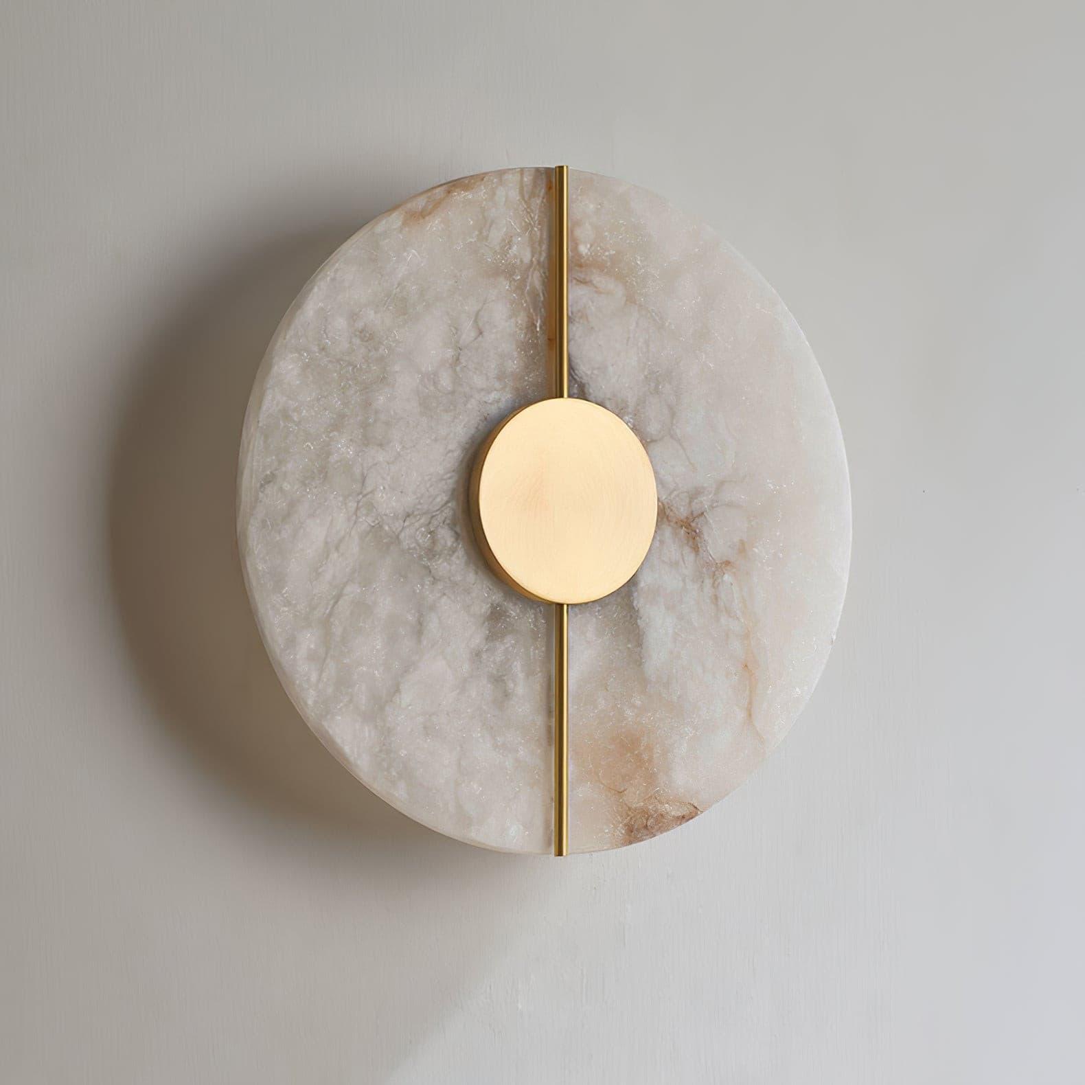 Citheira Minimalist Alabaster Wall Light - Blowlighting