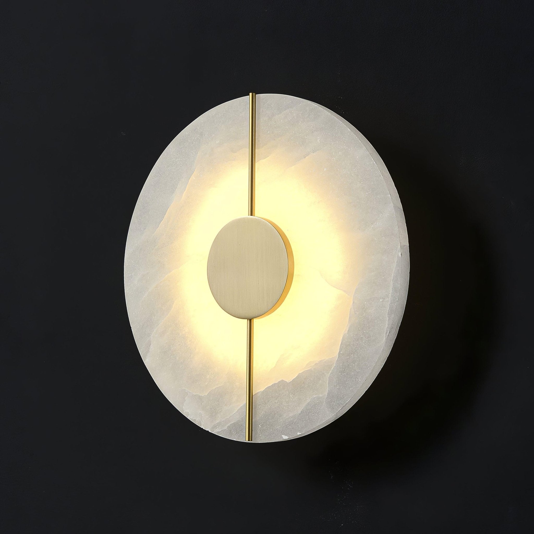 Citheira Minimalist Alabaster Wall Light - Blowlighting