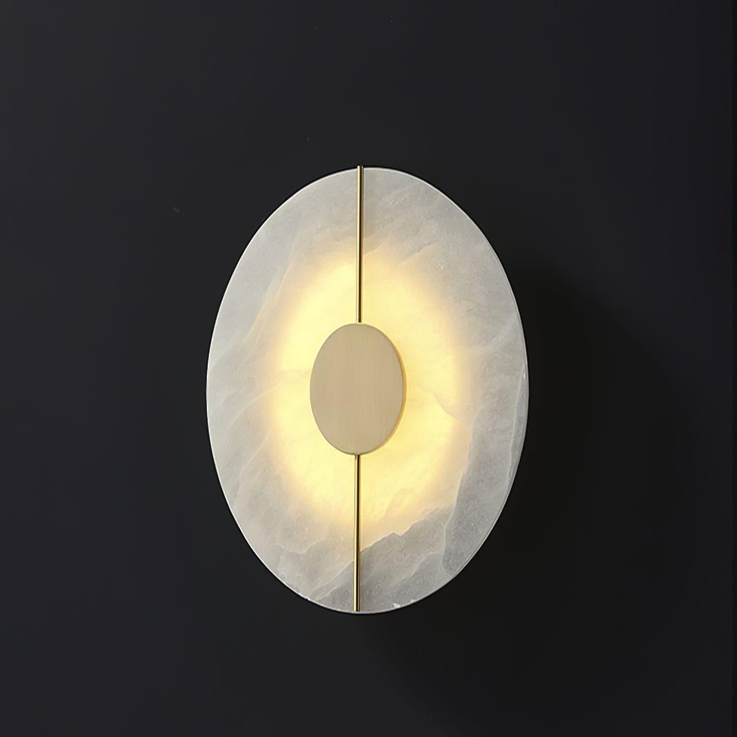 Citheira Minimalist Alabaster Wall Light - Blowlighting