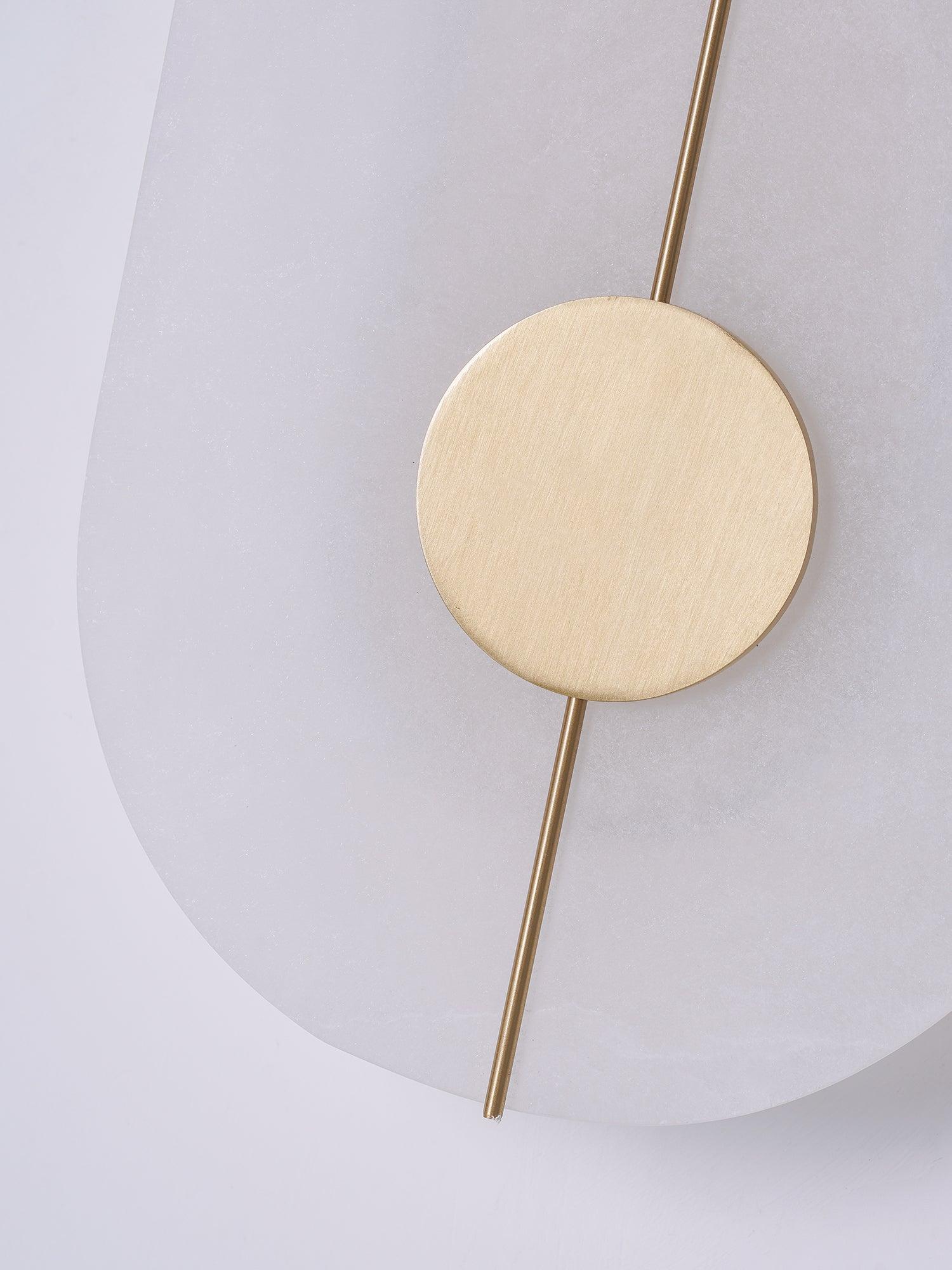 Citheira Minimalist Alabaster Wall Light - Blowlighting