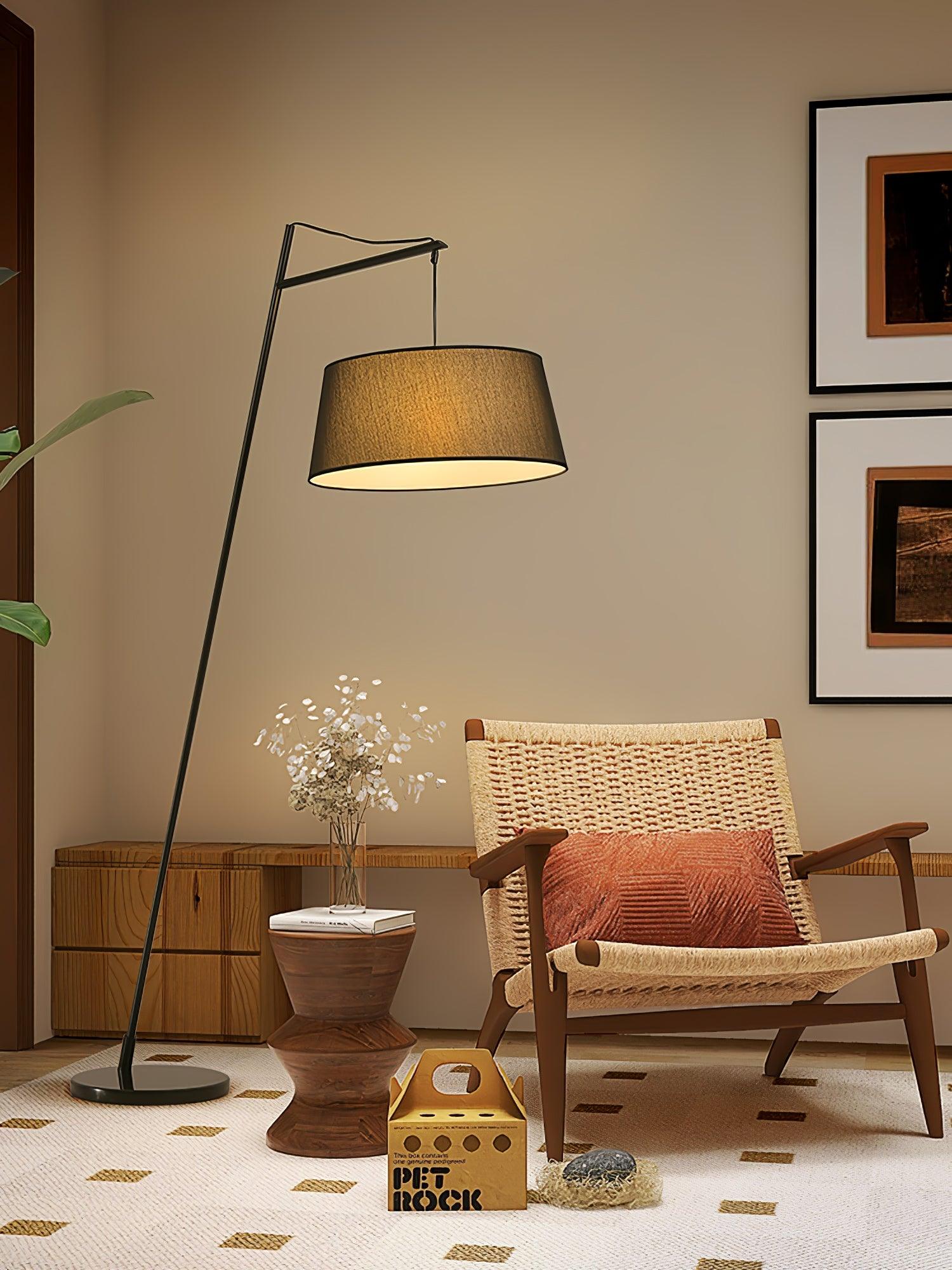 Votalyra Modern Fabric Floor Lamp - Blowlighting