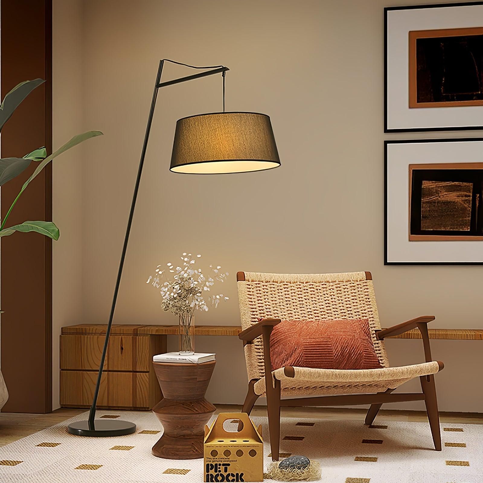 Votalyra Modern Fabric Floor Lamp - Blowlighting