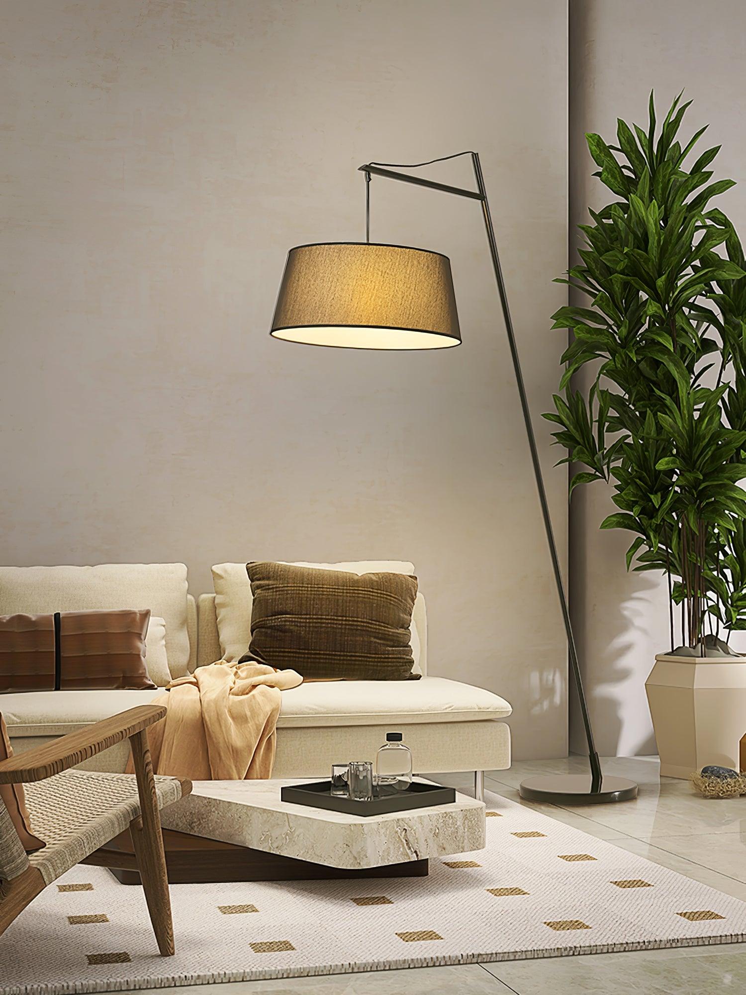 Votalyra Modern Fabric Floor Lamp - Blowlighting