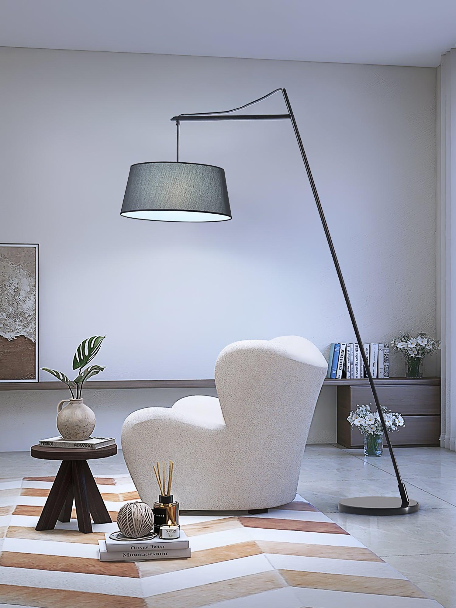 Votalyra Modern Fabric Floor Lamp - Blowlighting