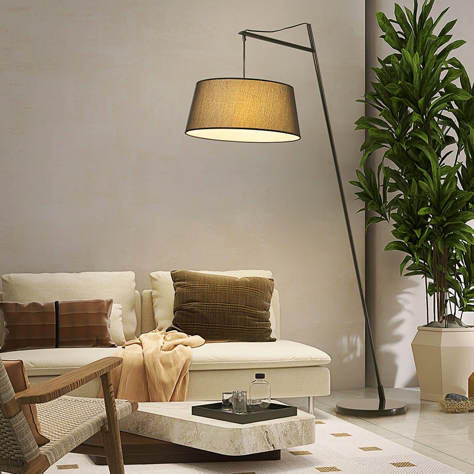 Votalyra Modern Fabric Floor Lamp - Blowlighting
