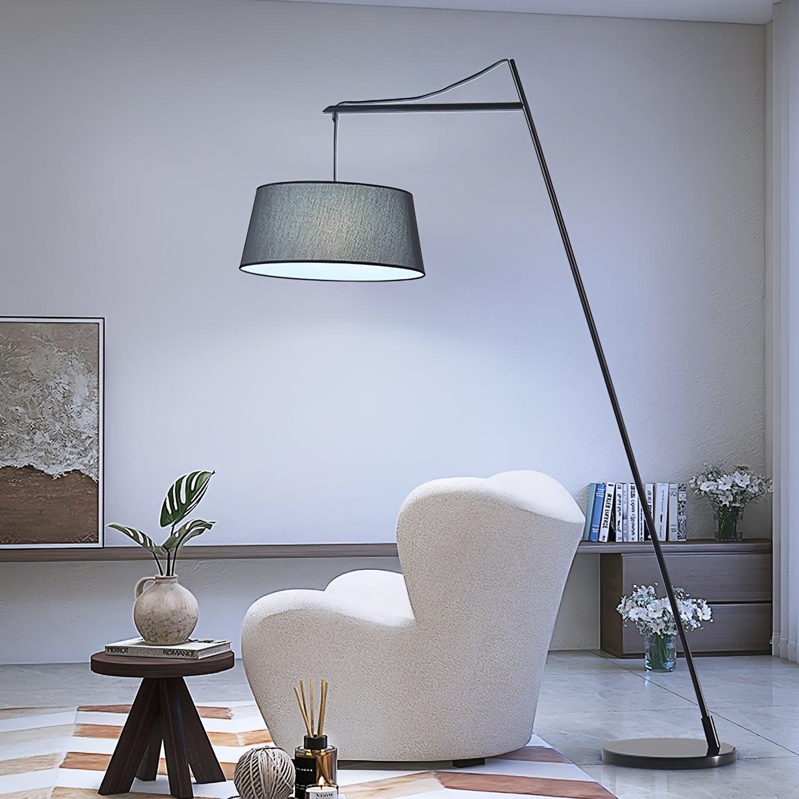 Votalyra Modern Fabric Floor Lamp - Blowlighting