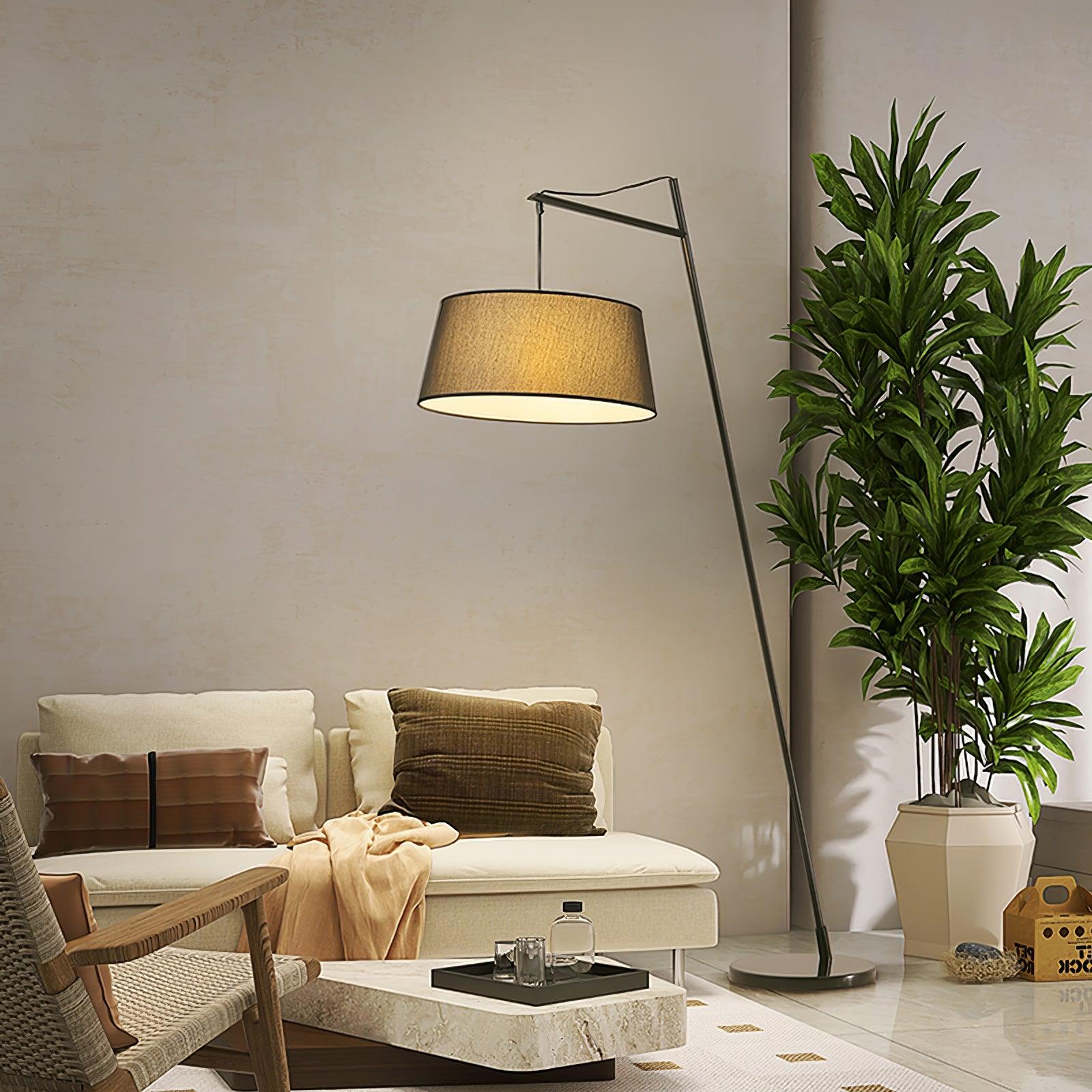 Votalyra Modern Fabric Floor Lamp - Blowlighting
