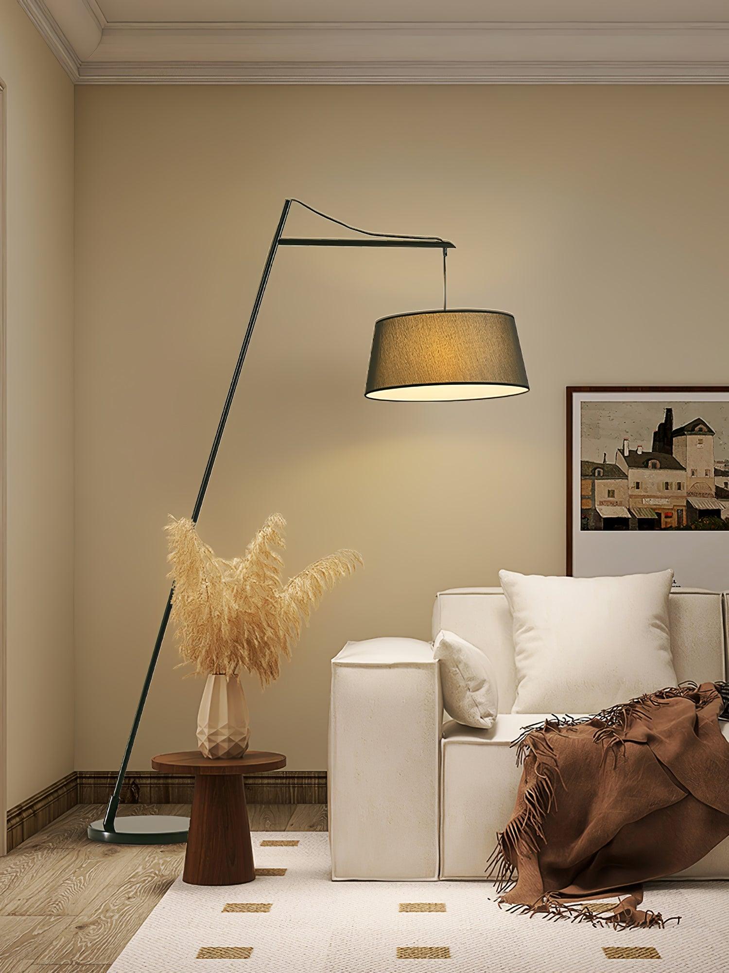 Votalyra Modern Fabric Floor Lamp - Blowlighting