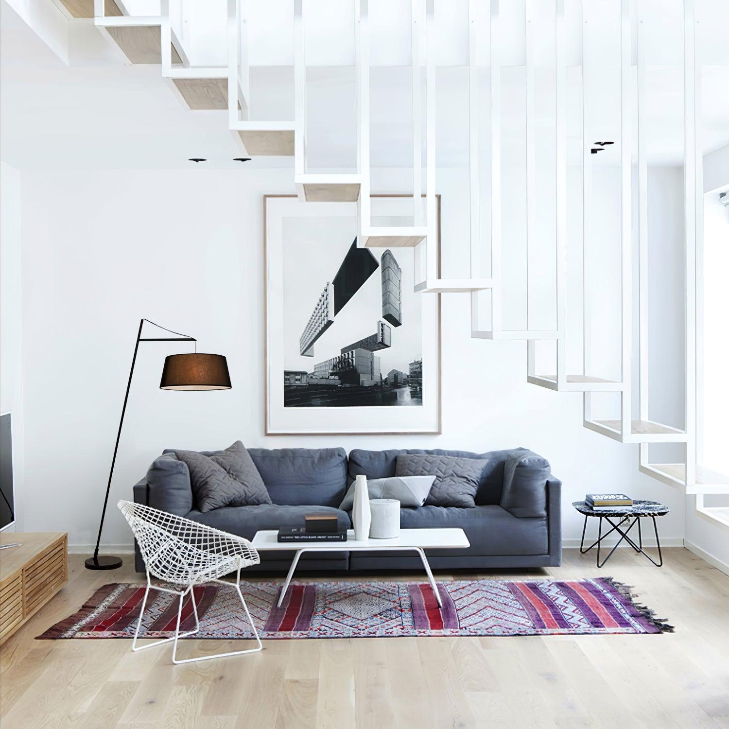 Votalyra Modern Fabric Floor Lamp - Blowlighting