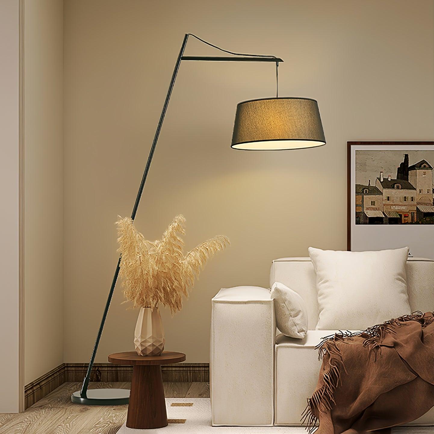 Votalyra Modern Fabric Floor Lamp - Blowlighting