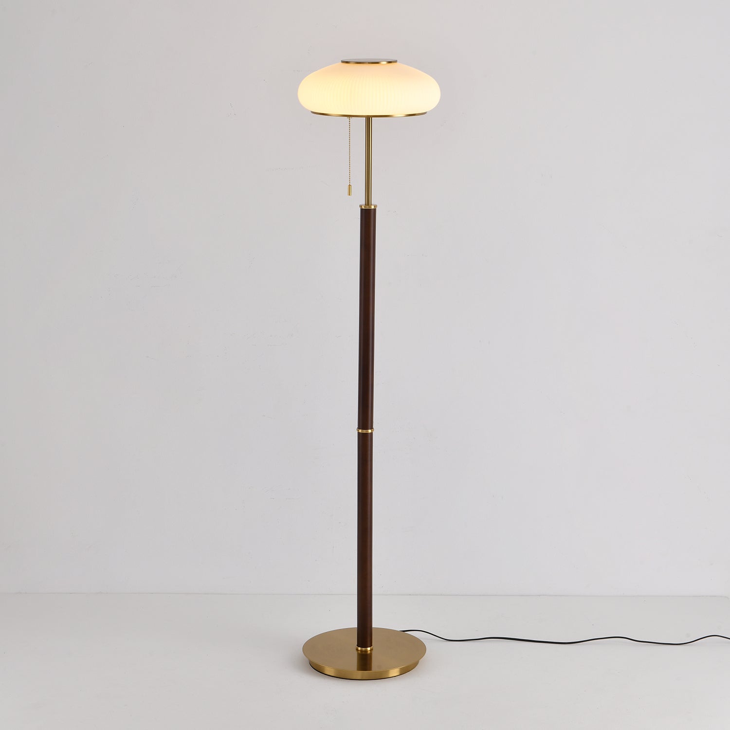 Lumen Vintage Glass Floor Lamp - Blowlighting