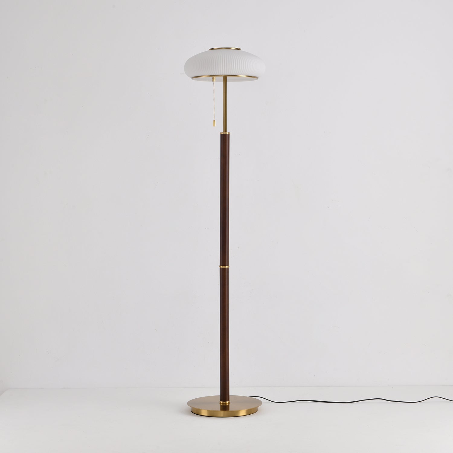 Lumen Vintage Glass Floor Lamp - Blowlighting