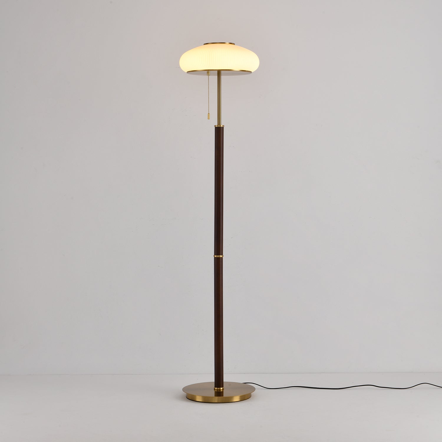 Lumen Vintage Glass Floor Lamp - Blowlighting