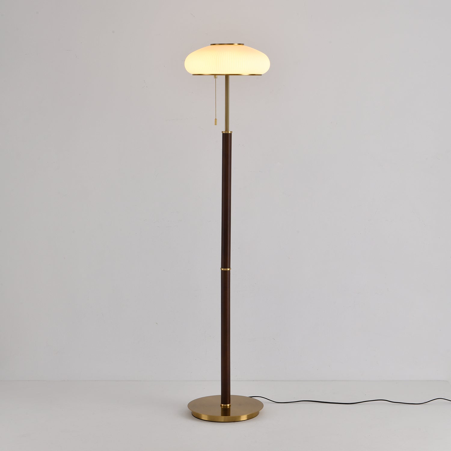 Lumen Vintage Glass Floor Lamp - Blowlighting