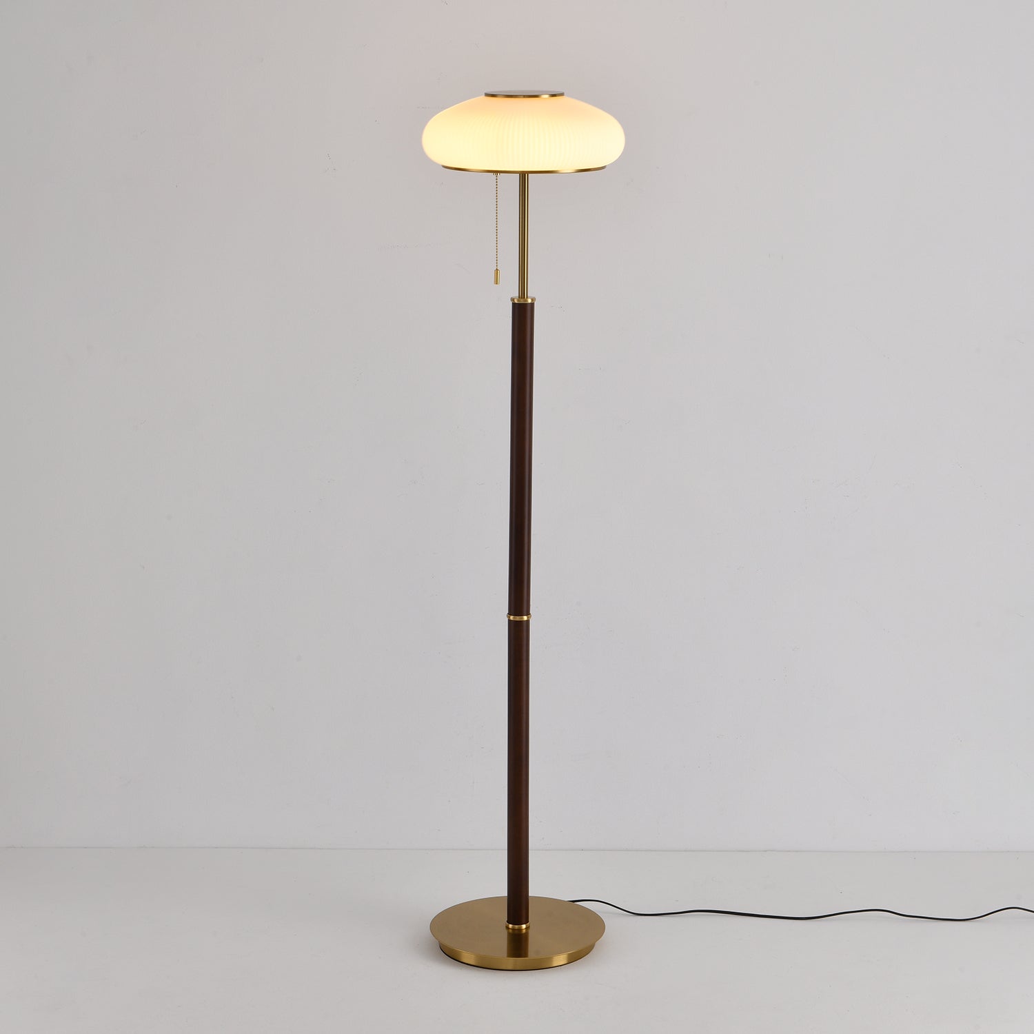 Lumen Vintage Glass Floor Lamp - Blowlighting