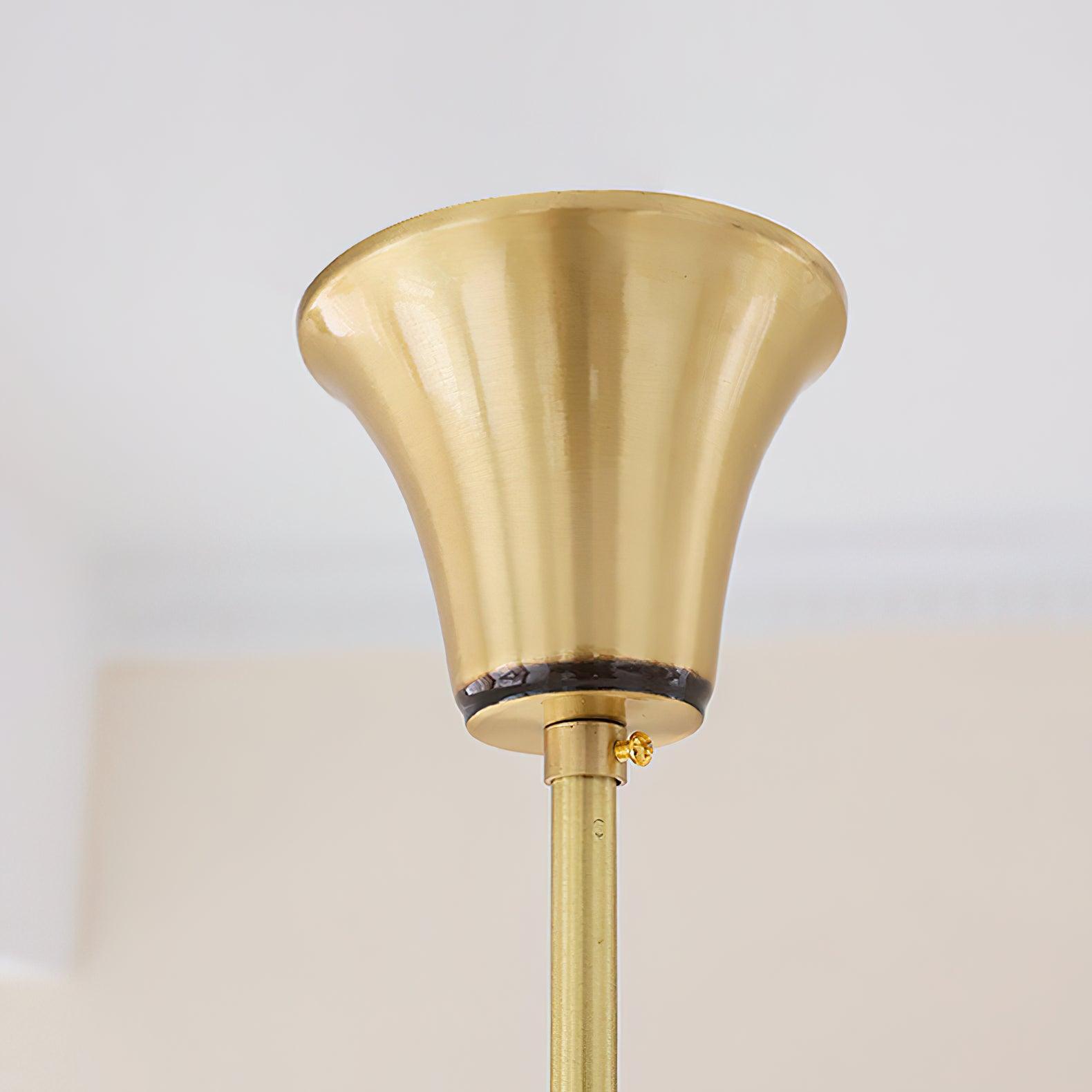 Lustra Chandelier Flared Shade Vintage - Blowlighting