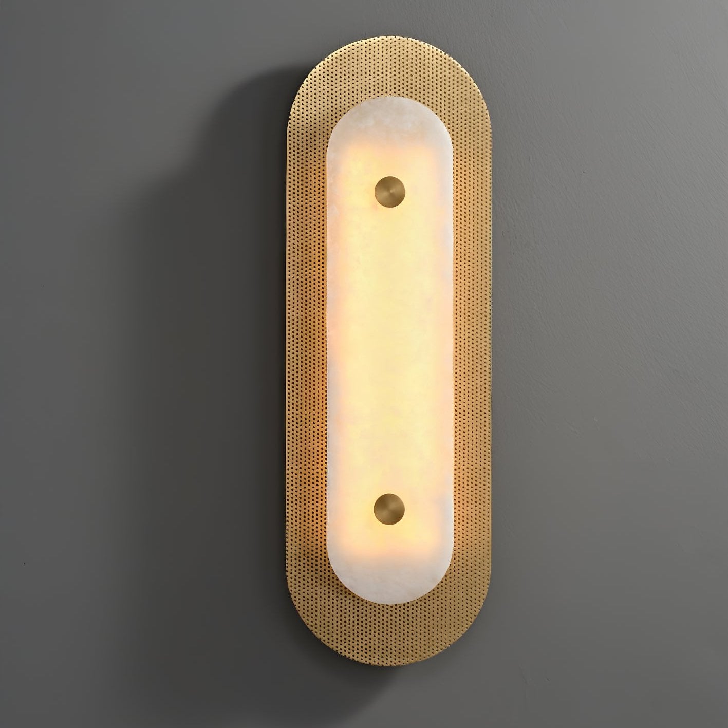 Celaeeth Oval Alabaster Wall Light - Blowlighting