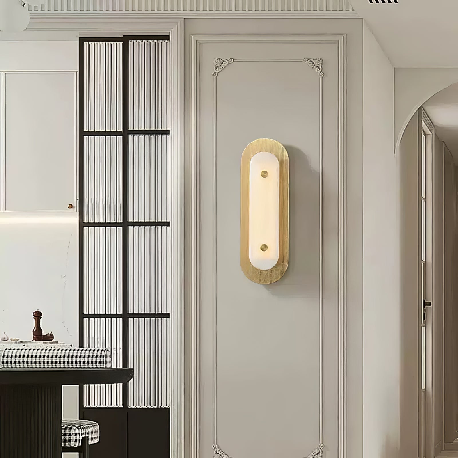 Celaeeth Oval Alabaster Wall Light - Blowlighting