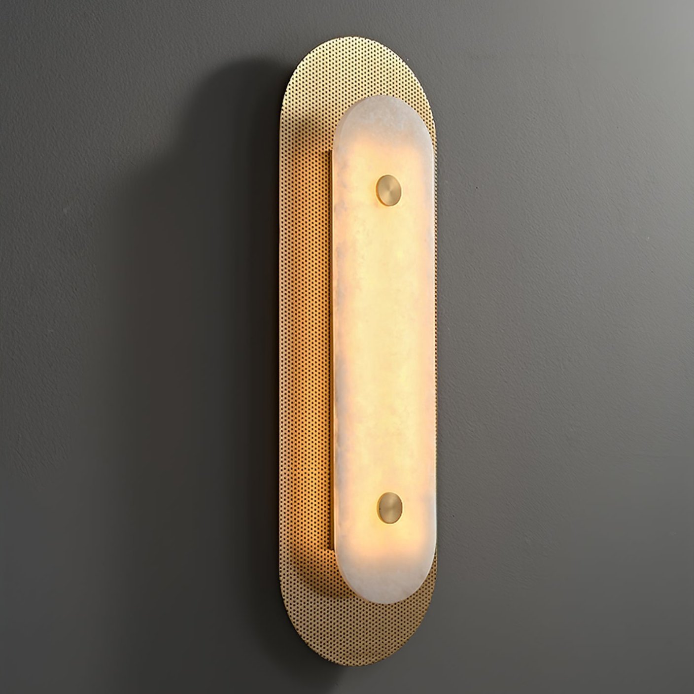 Celaeeth Oval Alabaster Wall Light - Blowlighting