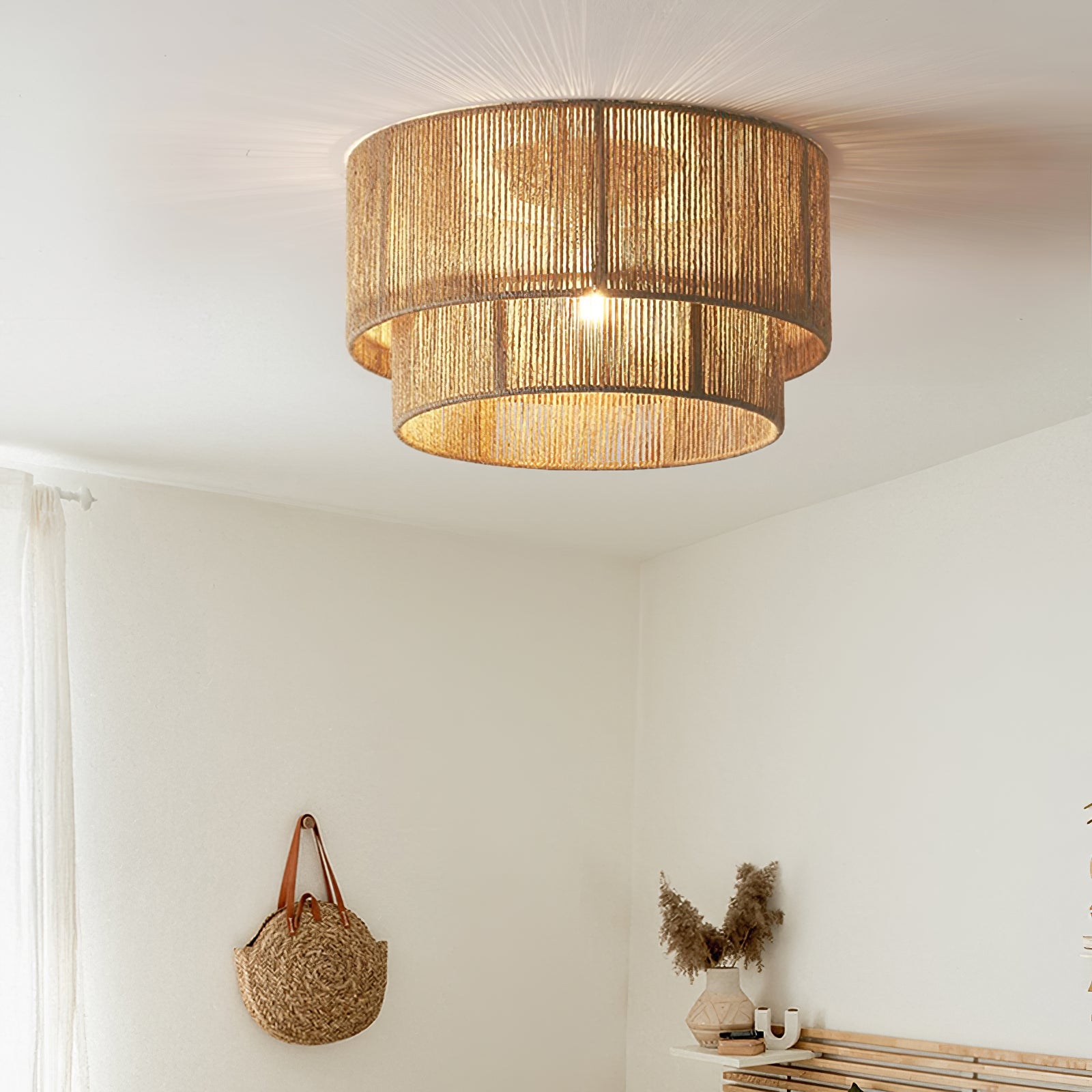 Astra Woven Ceiling Lamp - Blowlighting