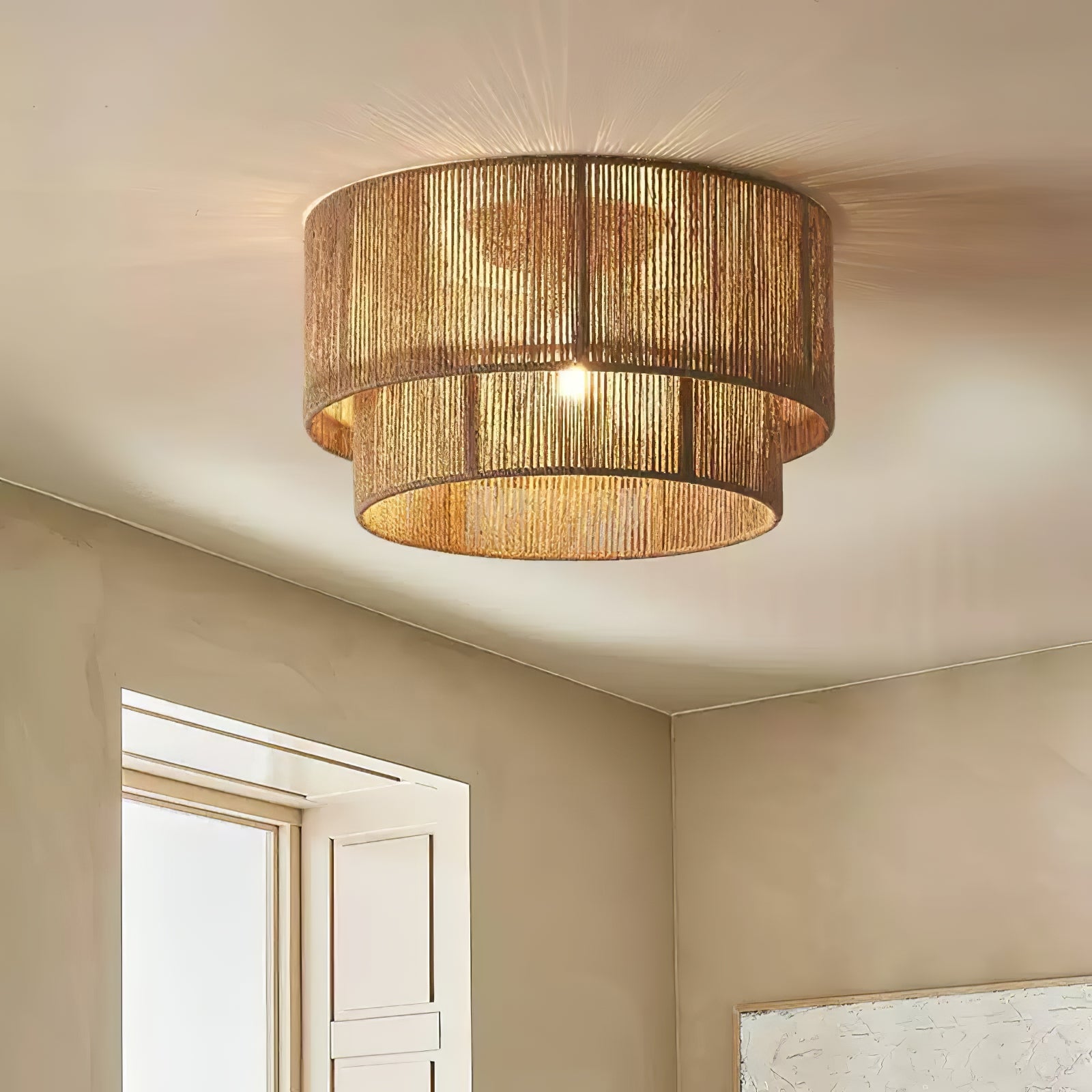 Astra Woven Ceiling Lamp - Blowlighting