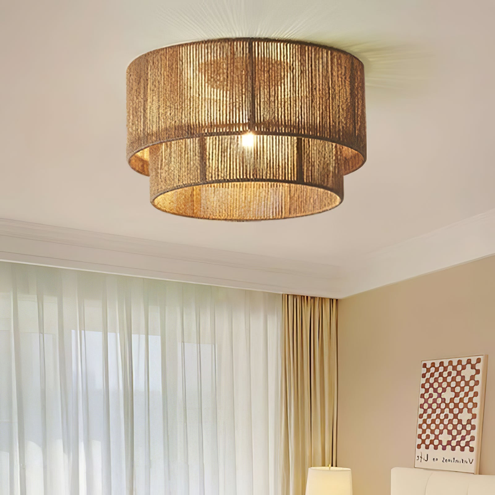 Astra Woven Ceiling Lamp - Blowlighting