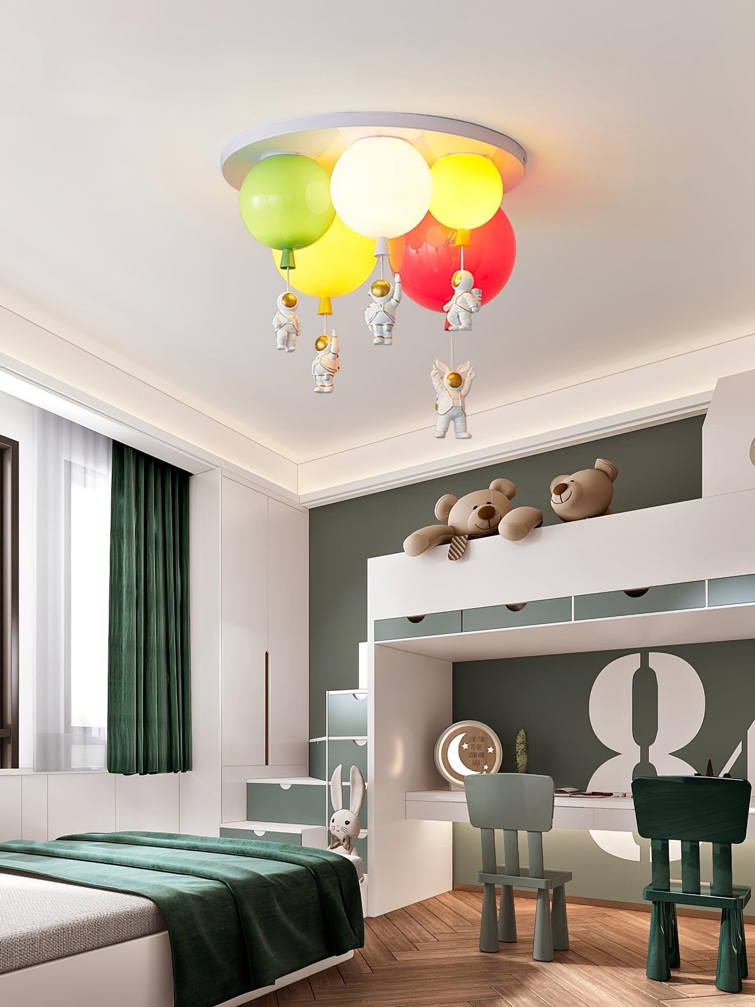 Astronaut Glossy Balloon Ceiling Lamp - Blowlighting