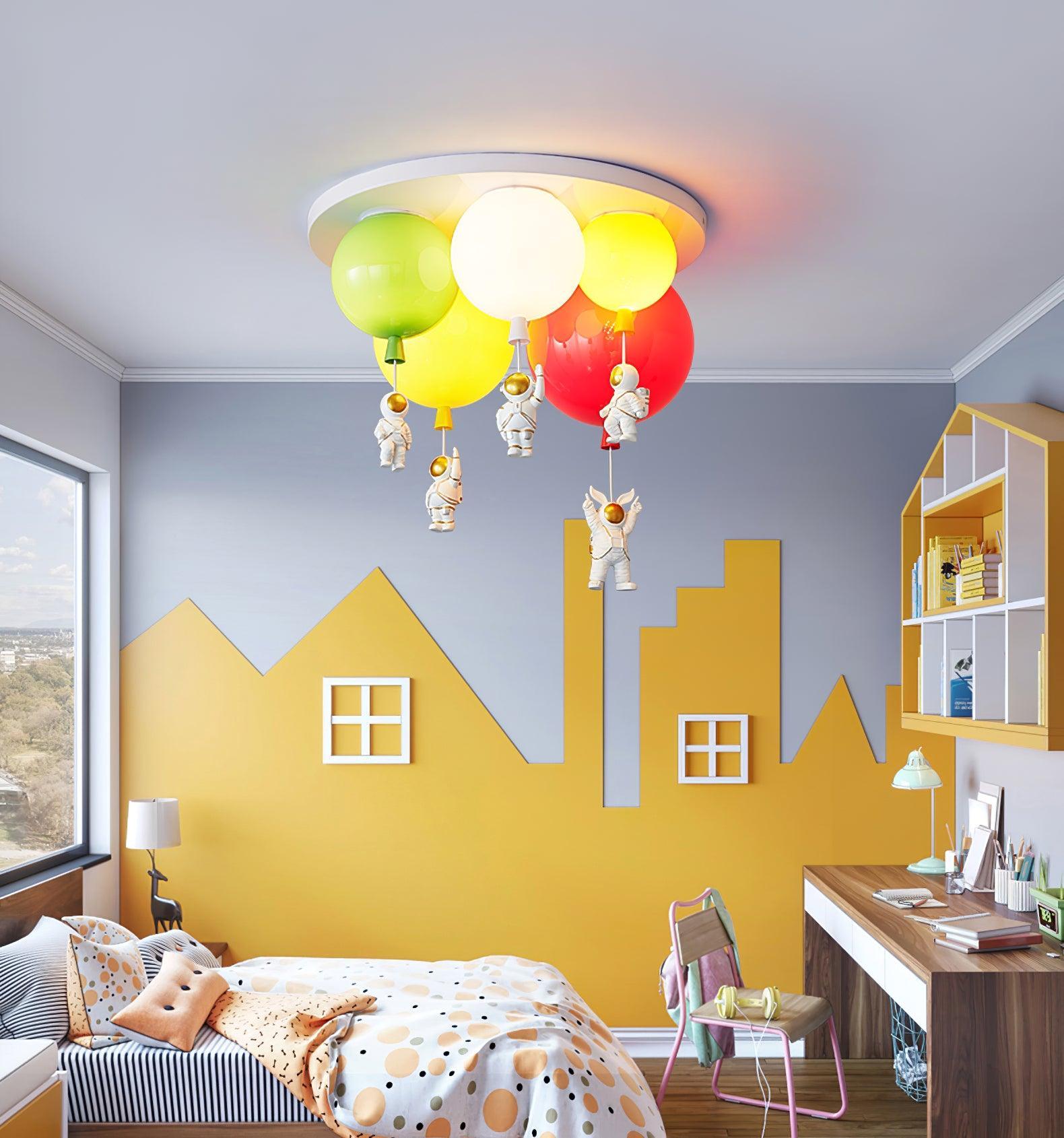 Astronaut Glossy Balloon Ceiling Lamp - Blowlighting