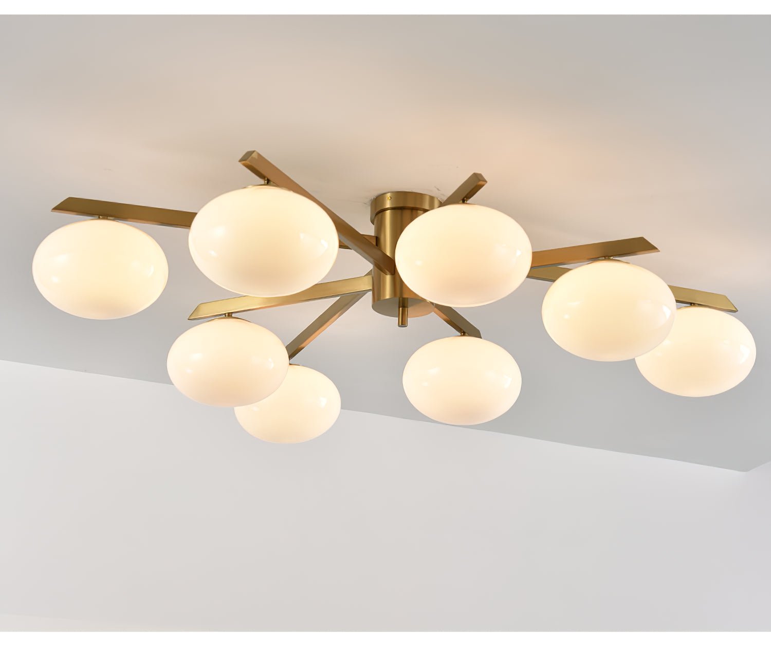 Nova Modern Glass Ceiling Light - Blowlighting