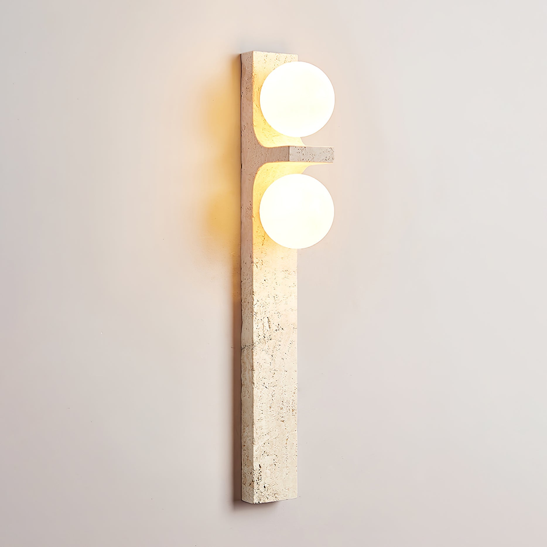 Cassiopeia Travertine Wall Light - Blowlighting