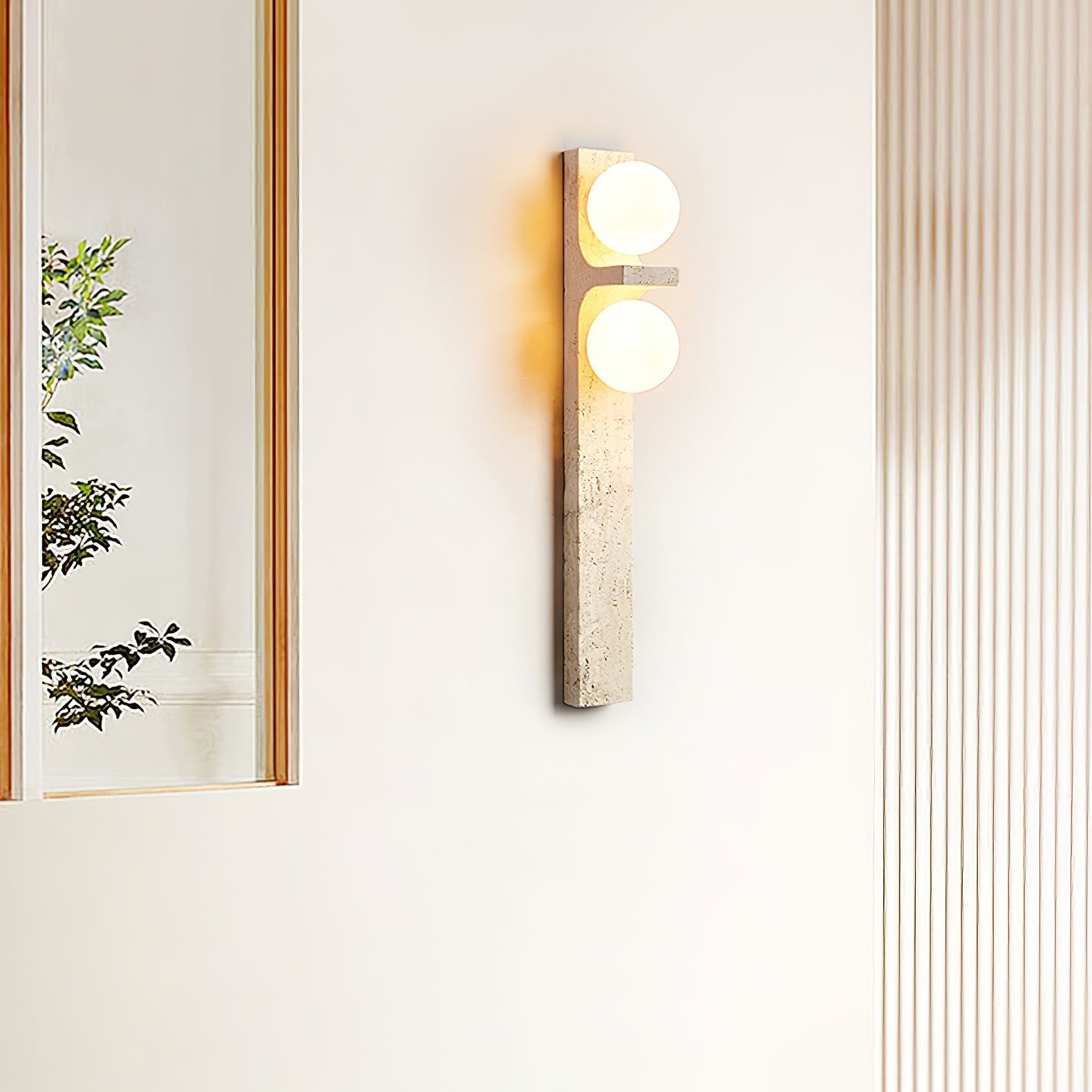 Cassiopeia Travertine Wall Light - Blowlighting