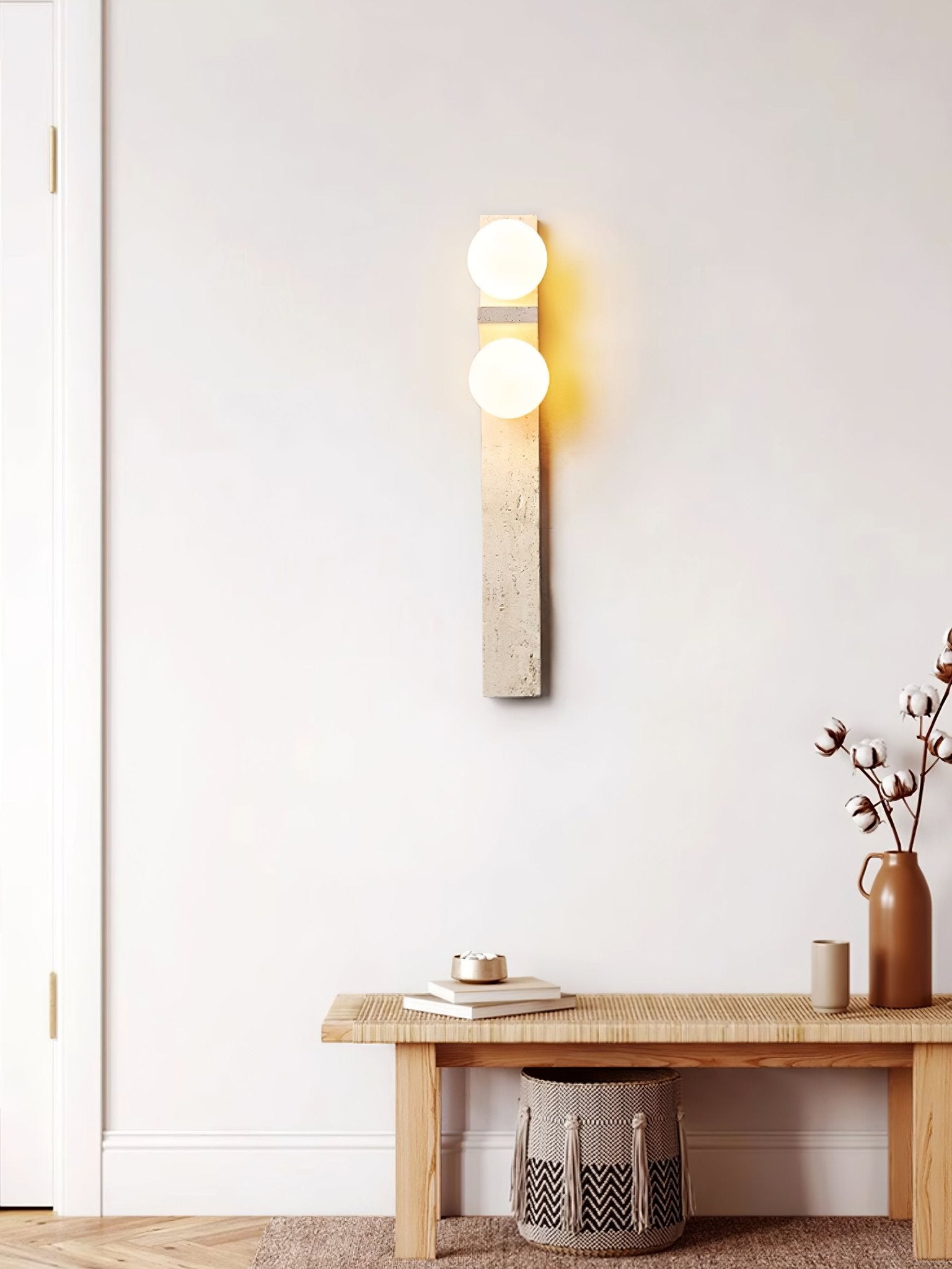 Cassiopeia Travertine Wall Light - Blowlighting