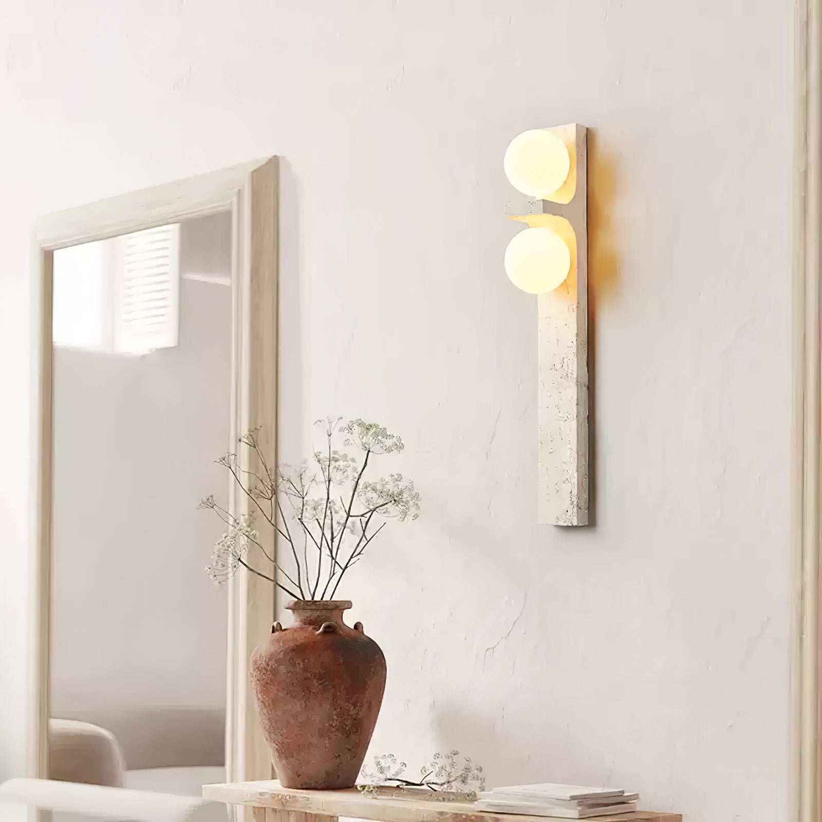 Cassiopeia Travertine Wall Light - Blowlighting