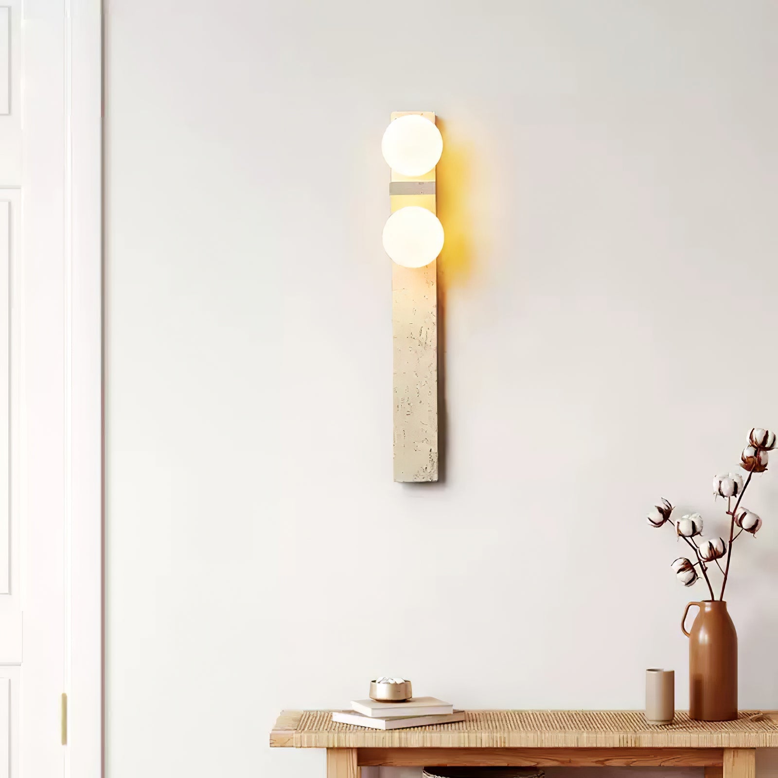 Cassiopeia Travertine Wall Light - Blowlighting