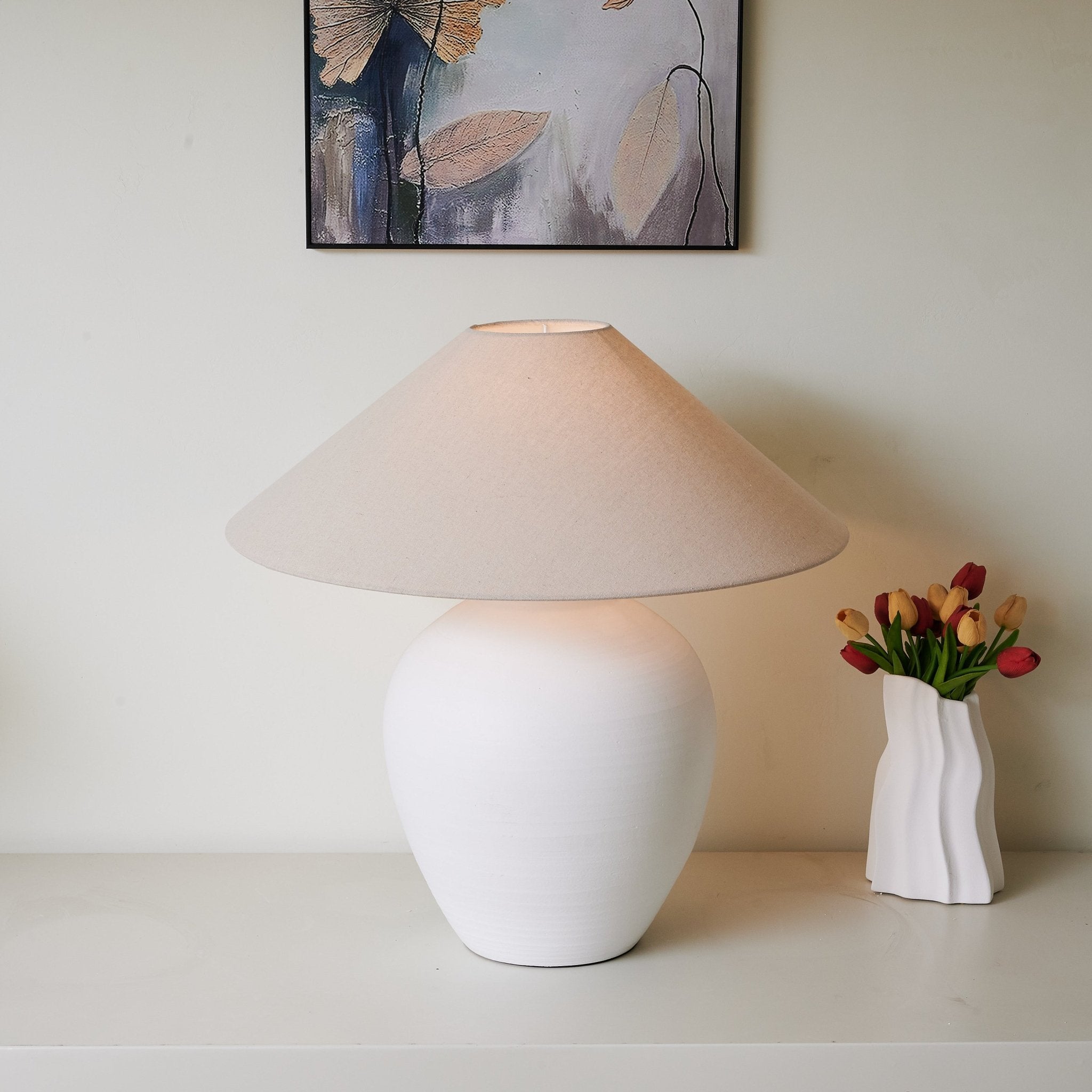 Aterra Ceramic Table Lamp - Blowlighting