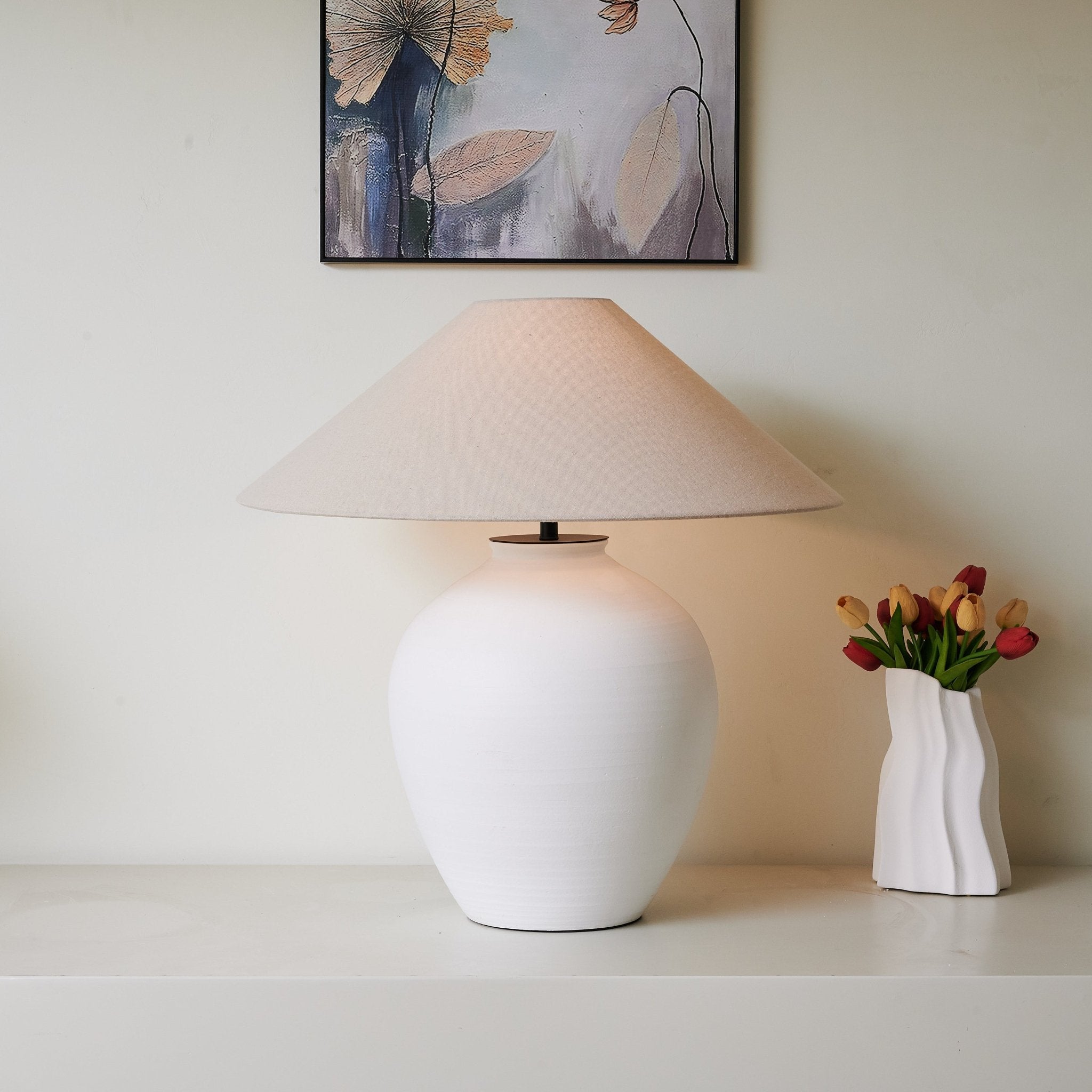 Aterra Ceramic Table Lamp - Blowlighting