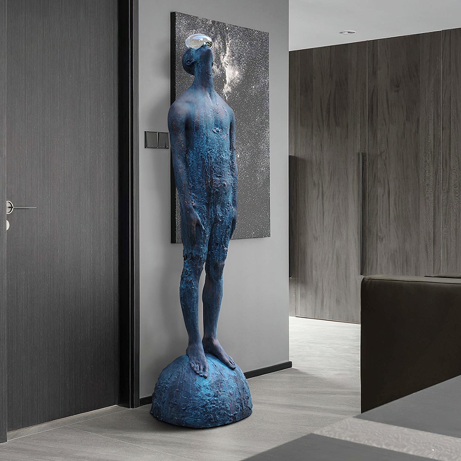 Atlas Guardian Sculpture Floor Ornaments - Blowlighting