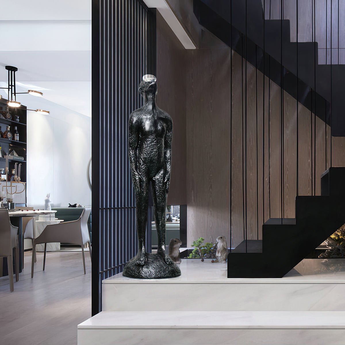 Atlas Guardian Sculpture Floor Ornaments - Blowlighting