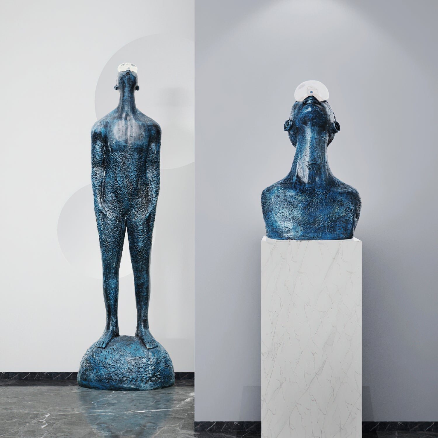 Atlas Guardian Sculpture Table Ornaments - Blowlighting