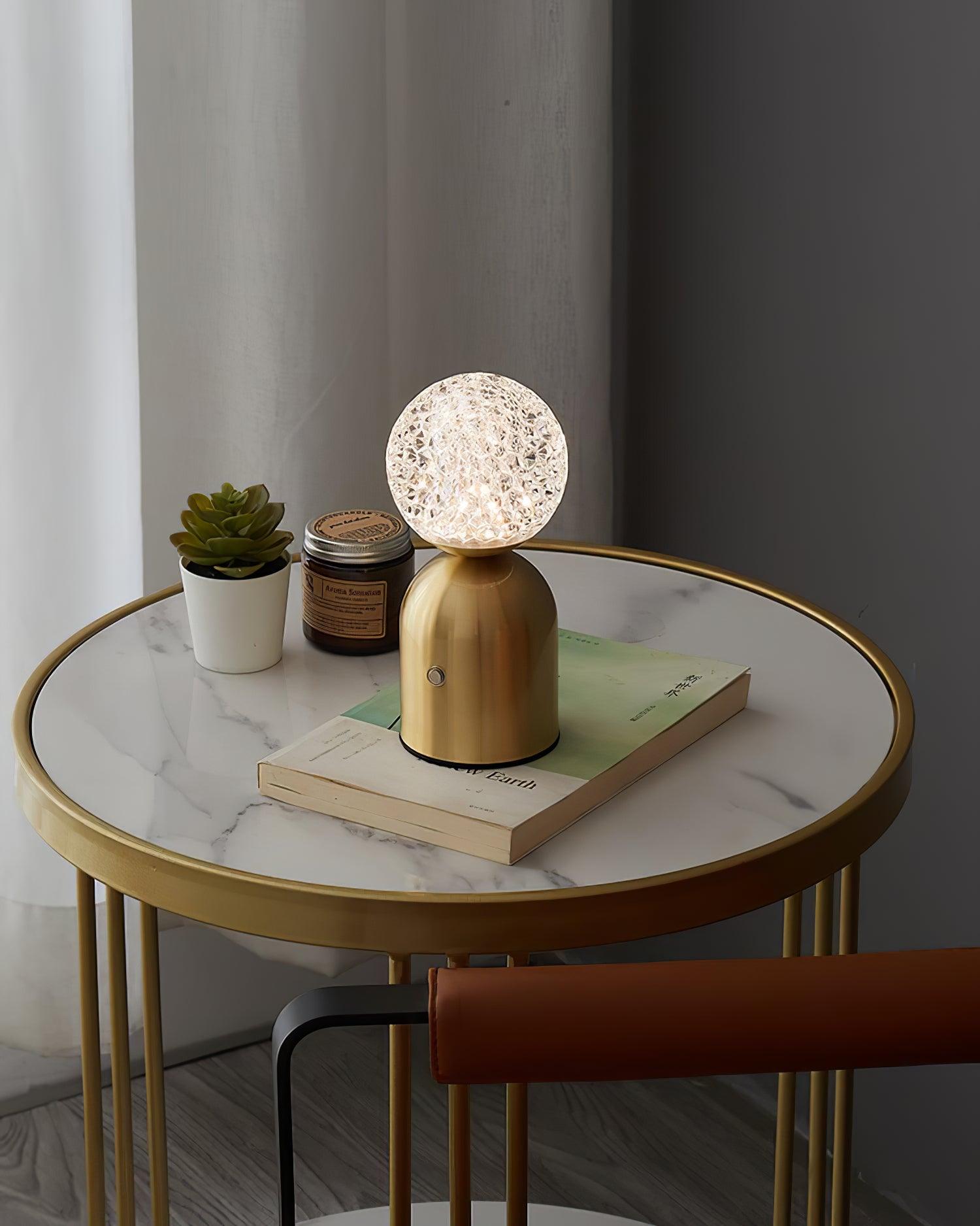 Skylar Luxury Metal Table Lamp - Blowlighting