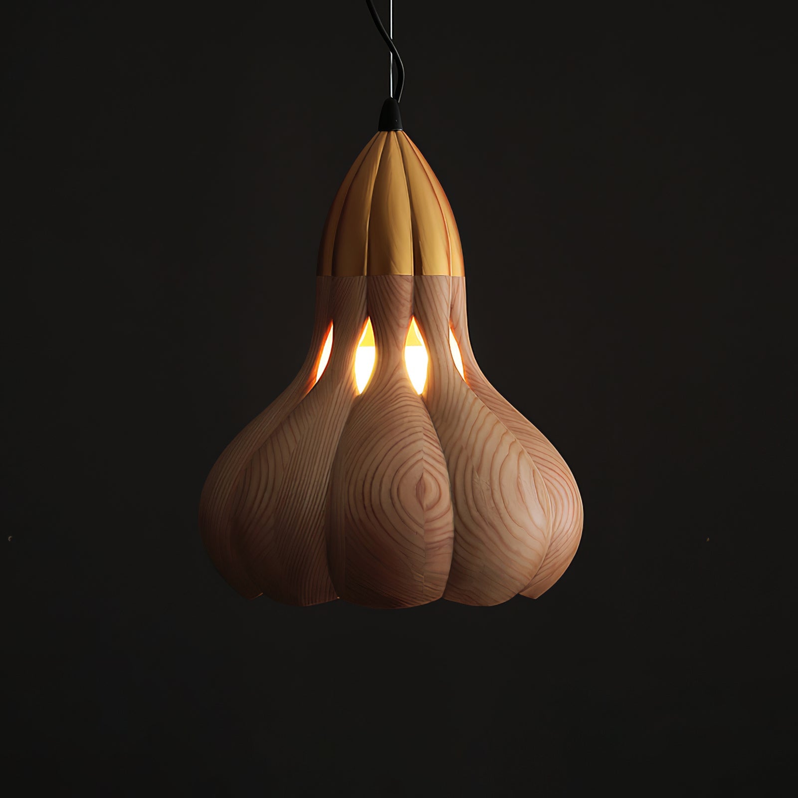 Arraeion Individual Creativity Wood Metal Pendant Lamp - Blowlighting