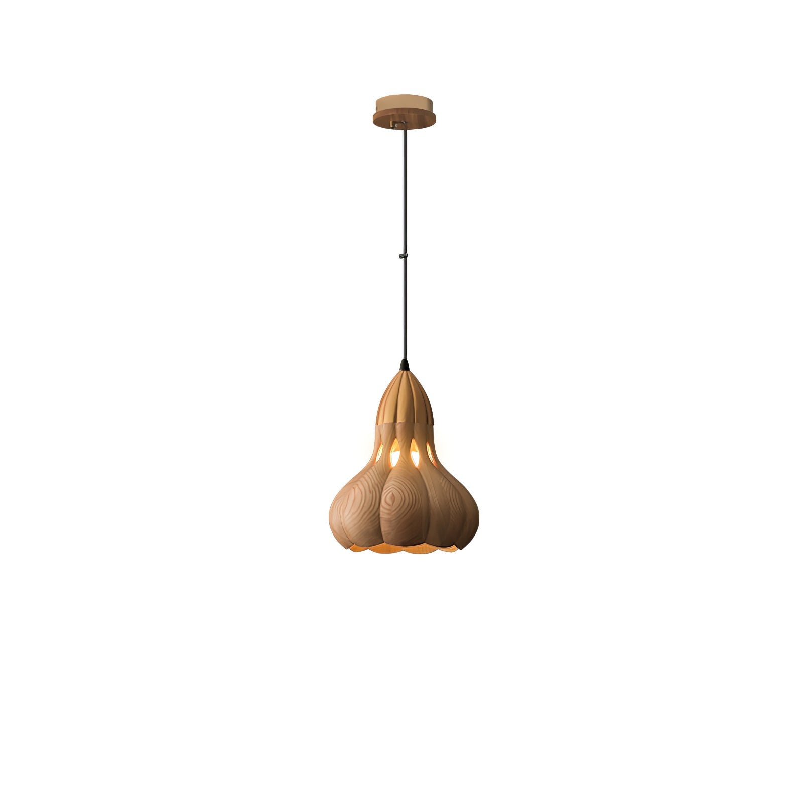 Arraeion Individual Creativity Wood Metal Pendant Lamp - Blowlighting