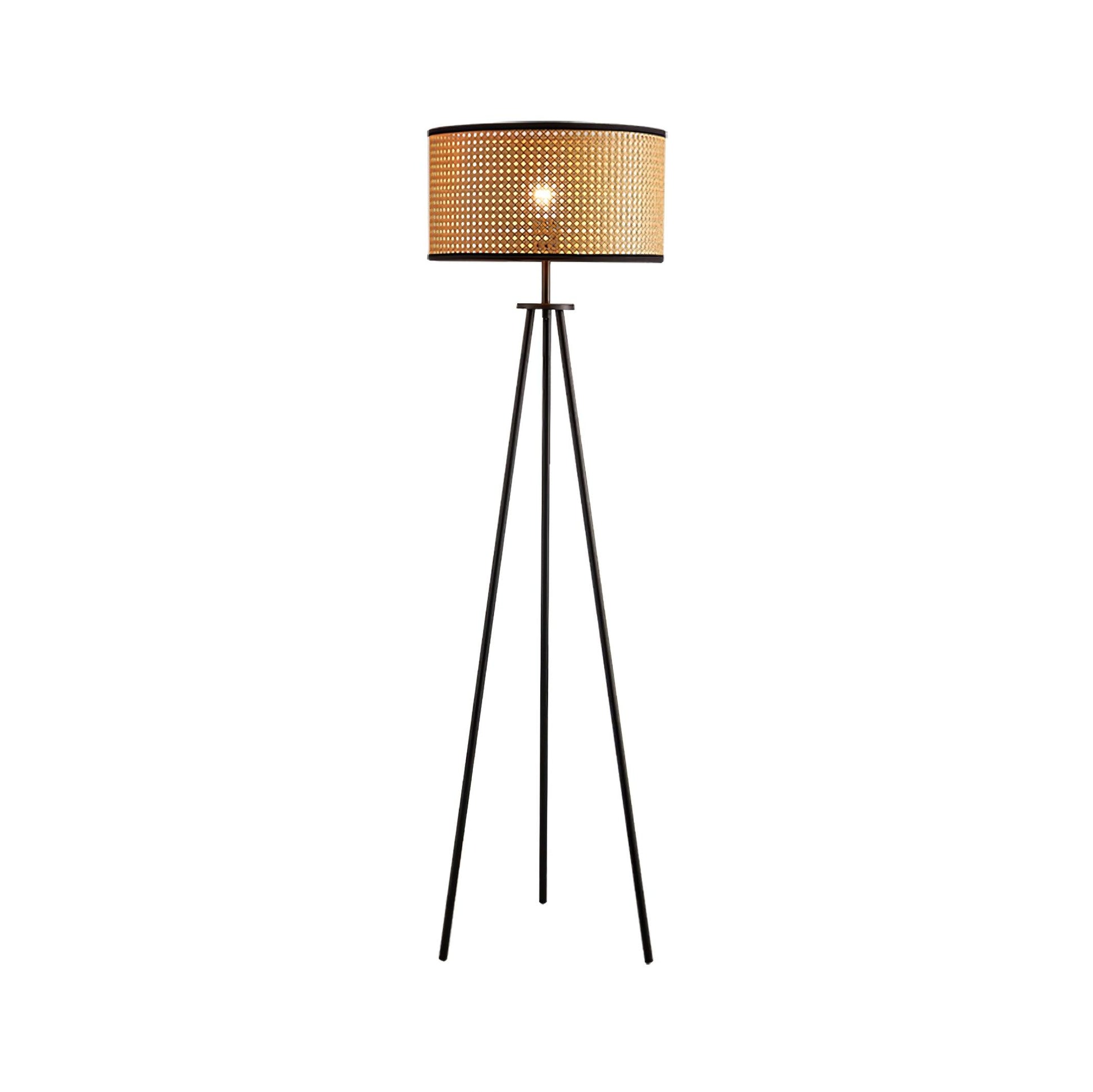 Trio Vintage Bamboo Floor Lamp - Blowlighting